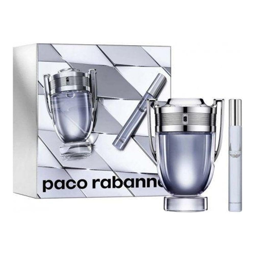 PACO RABANNE INVICTUS (M) EDT 100ML + EDT 20ML TRAVEL SET