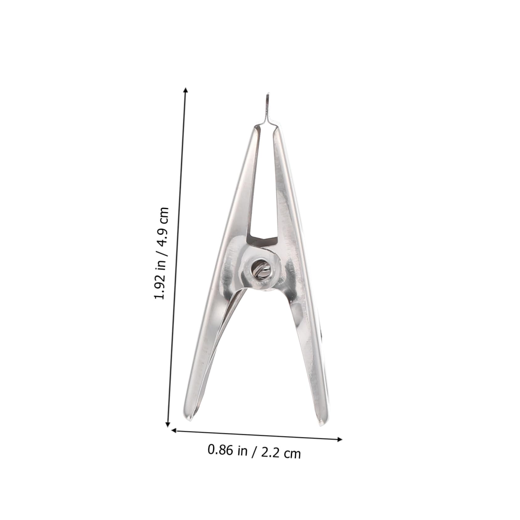PRETYZOOM 60pezzi Clip Per Asciugatura Impermeabili Acciaio Inossidabile Mollette Resistente Per Piumoni e Biancheria Antivento e Multifunzionali Per Casa e Giardino