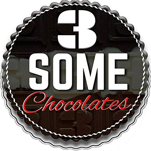 3 Some Chocolates Signature Gourmet Chocolate Bars (Ruby & White Chocolate Red Velvet Crunch Bar)