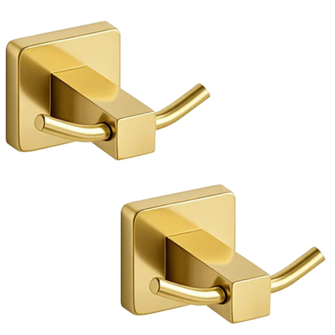ALTPWJW Double Door Hooks Screw in,Bathroom Towel Hooks for Coats Robes