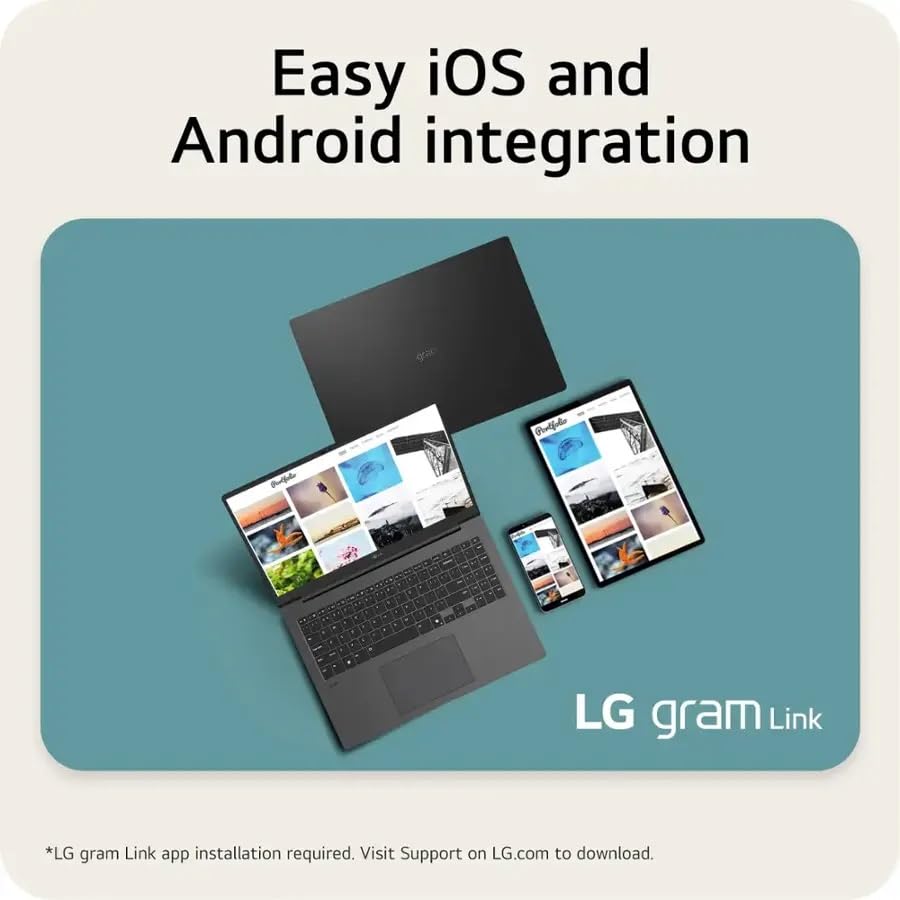 Image of LG gram 17 Laptop Lightweight Business, Intel Ultra 7 258V, Windows 11 Pro