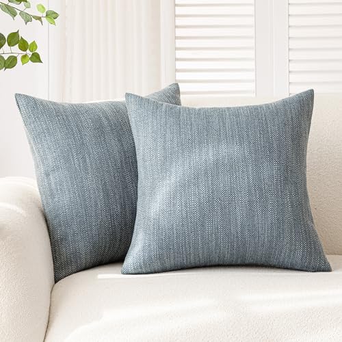 Recopilación de Yute azul los 5 más buscados. 45 Foindtower - Juego de 2 fundas de almohada decorativas texturizadas de yute y lino para sofá, cama, sala de estar, decoración del hogar, estilo rústico y bohemio, 50 x 50 cm,...