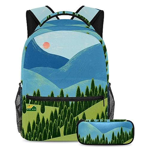 Sac à dos enfant Forest multicolore idéal pour l'école et les sorties du week-end