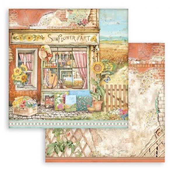 Scrapbooking Small Pad 10 Sheets cm 20.3 x 20.3 cm (8 x 8 Inches) - Sunflower Art - Image 4