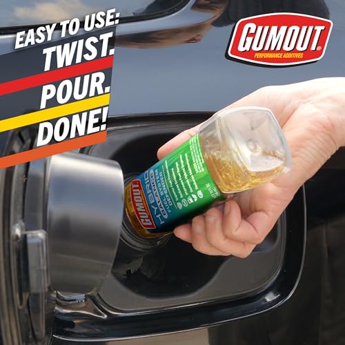 Image of Gumout 510339 Hybrid Balance Fuel System Defender, Preserves Fuel Degradation, Cleans Injectors & Boosts Efficiency, Easy Pour & Go, Treats up to 19 Gallons per Bottle -10 Fl Oz