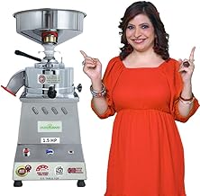 Jaisinghani Group stainless steel 1.5 hp Stone Flour Mill|10-12 Kg/Hour Grinding Capacity|Atta chakki Machine for Home