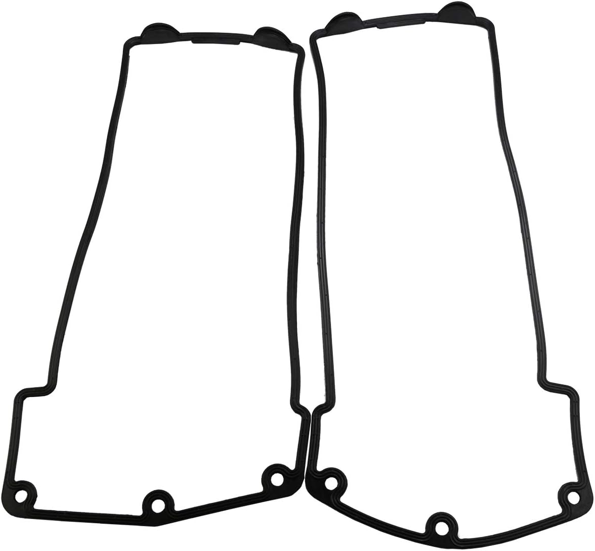AUCERAMIC Engine Valve Cover Gasket Set Fit for BMW 540i 740i 740iL X5 Z8 Land Rover Range Rover M62 VS50791R VS50790R VS50507SR VS50507SL 11120034104 11120034105