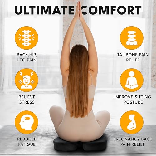 Econour ECOSCLS Gel Seat Cushion & Lumbar Support Pillow thumb #4