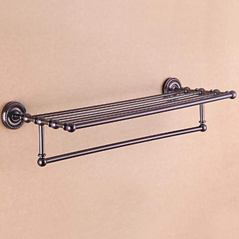 Porte-serviettes en laiton monobloc pour une salle de bain chic