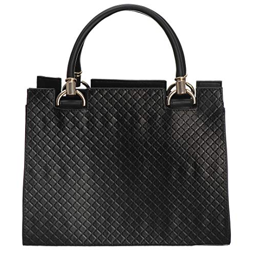 Kit Bolsa Castelo e Carteira Nanda Ramos Cor:Preto