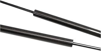 2PCS Pickup Assist Shock Compatible with Maxus T60 LDV T60 S10 Max 2016-2024 Rear Tailgate Slow Down Damper Lift Support StrutBlack Carbon Fiber
