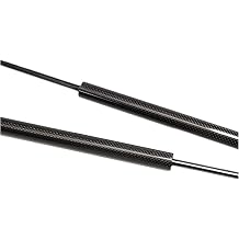 2PCS Pickup Assist Shock Compatible with Maxus T60 LDV T60 S10 Max 2016-2024 Rear Tailgate Slow Down Damper Lift Support StrutBlack Carbon Fiber