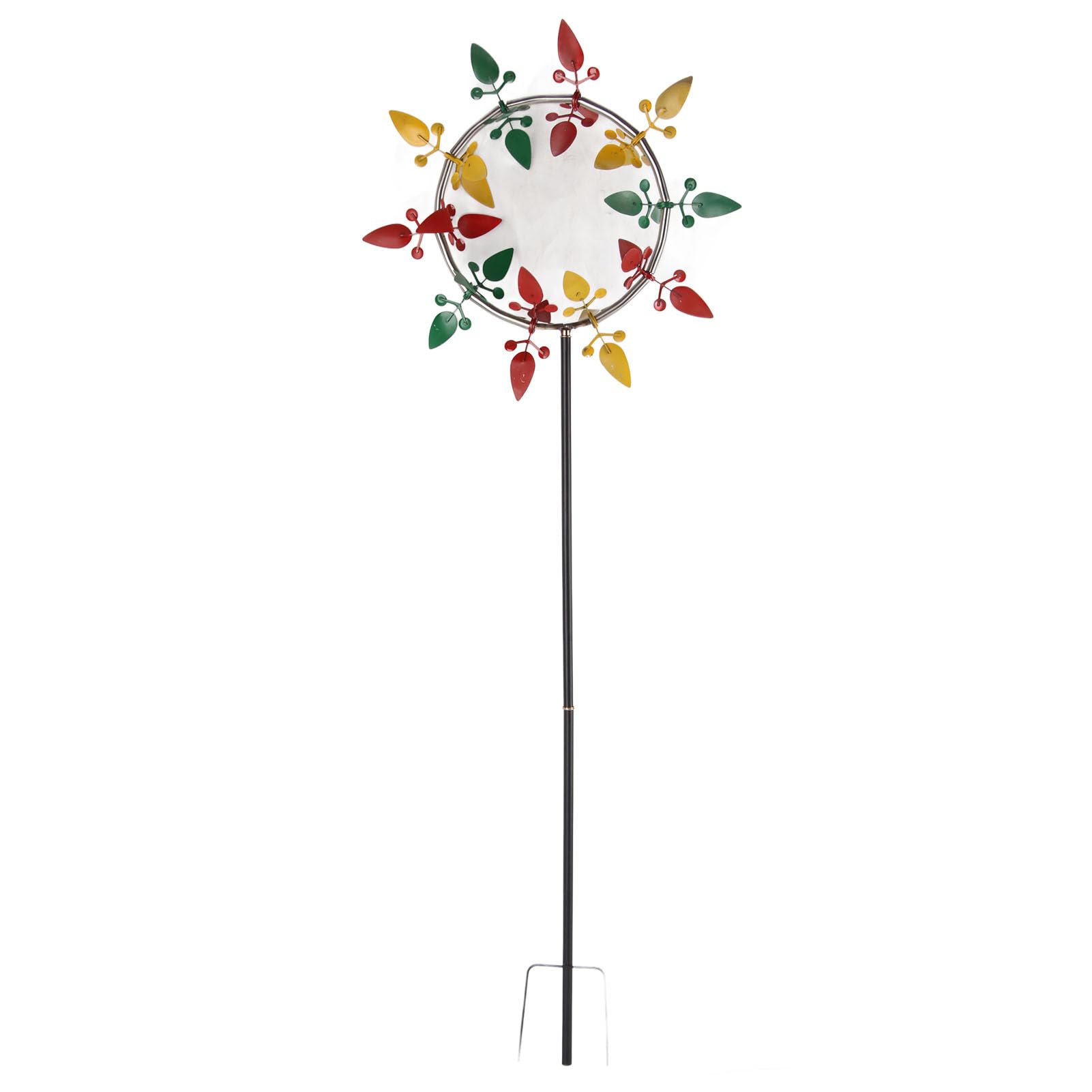 Spinner de Viento, Molino de Viento de Acero Inoxidable para jardín con rotación Suave de rodamiento para césped, Patio, Cubierta, Color Brillante