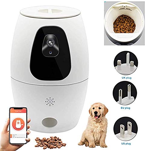 Alician Automatic Pet Feeder Cat Dog Smart Feeder with Camera APP Remote Monitoring