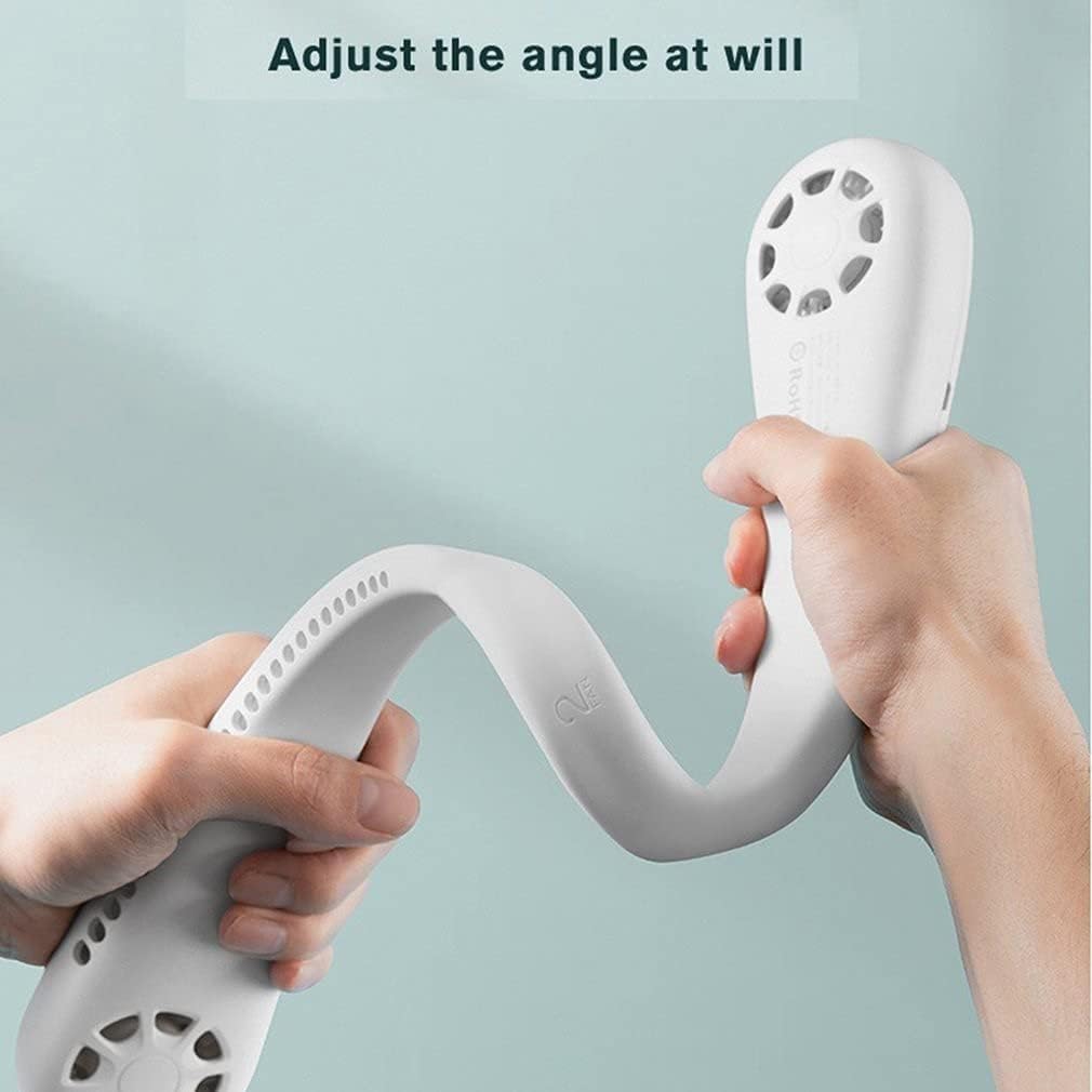 Mini Ventilatore Portatile da Collo con Batteria Ricaricabile Ultras Quiet Wind Ventilatore Portatile Raffreddatore d'Aria Tascabile Condizionatore d'Aria