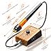Wood Burning Kit Professional Pyrography Wood Burning Tool, Wood Burner Kit with Accessories for Embossing Carving DIY Adults Crafts Beginners (Wood color)