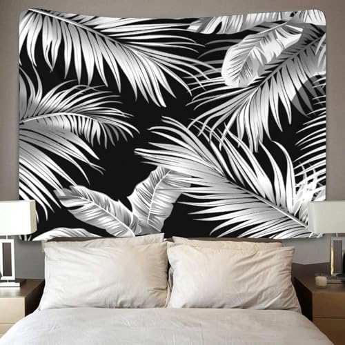 Tapiz de pared 3D con estampado de hojas para transformar el ambiente de tu sala de estar 4