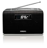 Auriculares: 3.5 mm Philips - Radio (Portátil, Digital, 1 W, LCD, 3,5 mm, Negro, Blanco)