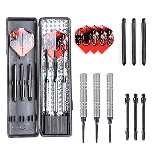 Win.max 90% Tungsten Professional Soft Tip Darts Set For Electronic Dartboard 16 Grams Soft Tip Darts With Aluminum And Nylon Shafts Darts Case #TOP5