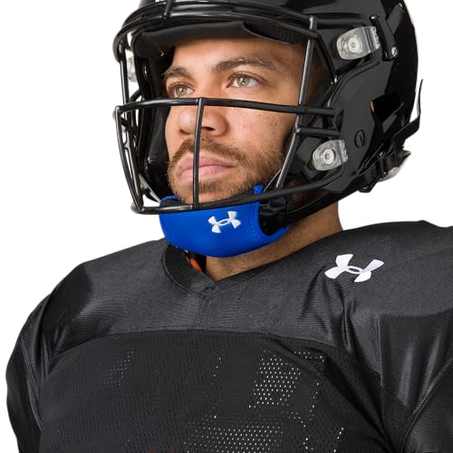 Under Armour Chin Strap Covers Royal/White OSFA by Under Armour - Used condition - Image 2