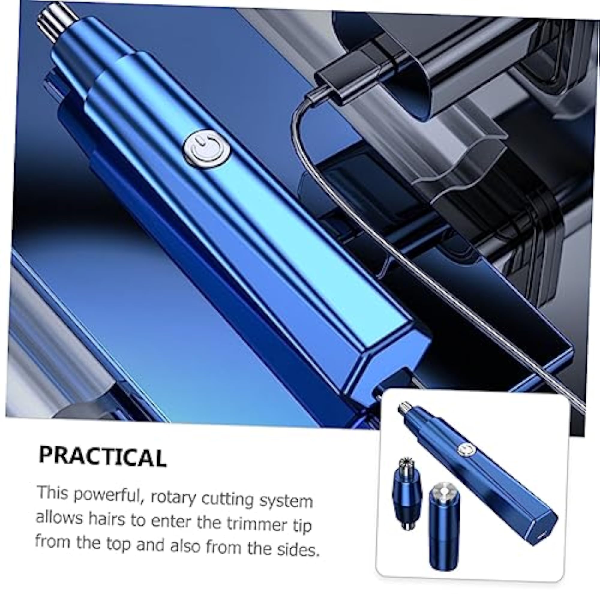 Electric Nose Hair Trimmer with Dual Function