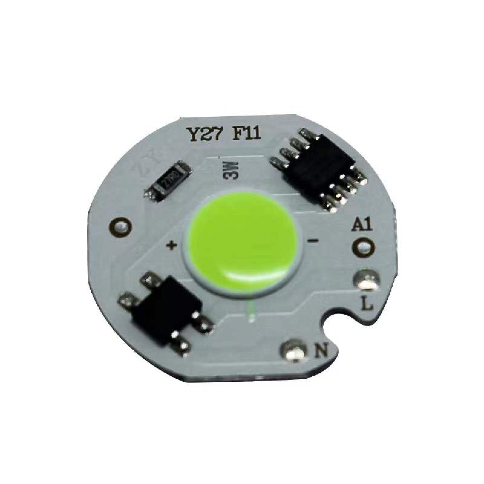 10Pcs LED COB LED Chips AC 220V Matrix Beads Smart IC No Need Driver For DIY Downlight Spotlight Floodlight Lamp,Y27 Green,10W