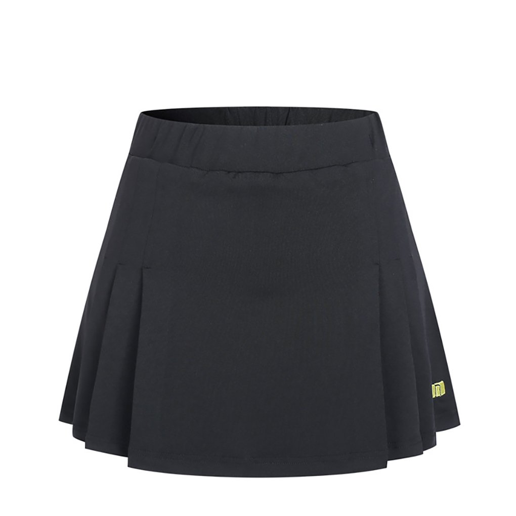 Miqieer Women's Golf Skort,Tennis Skirt with Shorts Inner Sports Running Tennis Golf Workout Casual Gym Black