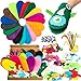 WATINC 18Pcs Hand Puppets Making Kit for Kids Art Craft Felt Sock Monster Puppet Creative DIY Make Your Own Puppets Pipe Cleaners Pompoms Storytelling Role Play Party Supplies Gift for Girls Boys