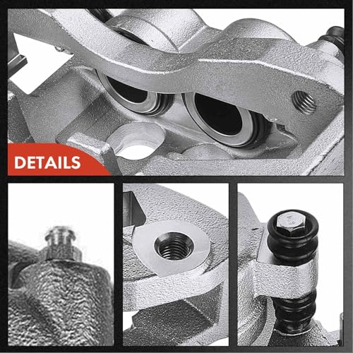 Image of A-Premium Disc Brake Caliper with Bracket Compatible with Chevy and GMC