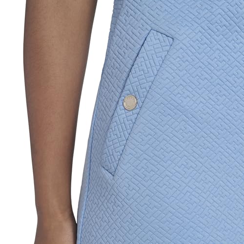Image of Tommy Hilfiger Women's Cap Sleeve Crew Neck Two Hip Pockets Sheath Mini Dress