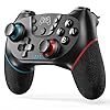 Upgraded Wireless Controller for Switch/Lite/OLED/Switch 2 Pro Controller for Switch Remote Joystick Gamepad Supports Wake up, Gyro Axis, Turbo, Dual Vibration and Screenshot Function