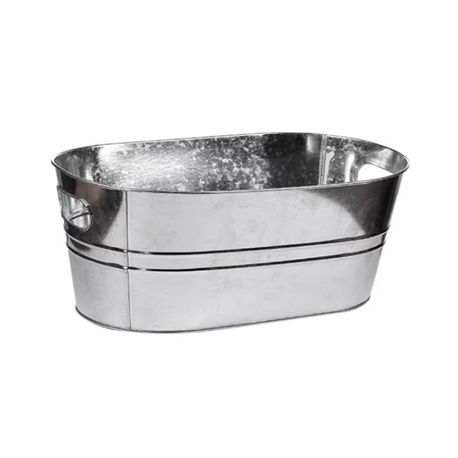Elnwnnkc Multicolor Rustproof Metal Drink Bucket Perfect For Keeping Beverages Cool At Any Social Occasion Sturdy Galvanized Steel Refrigerator