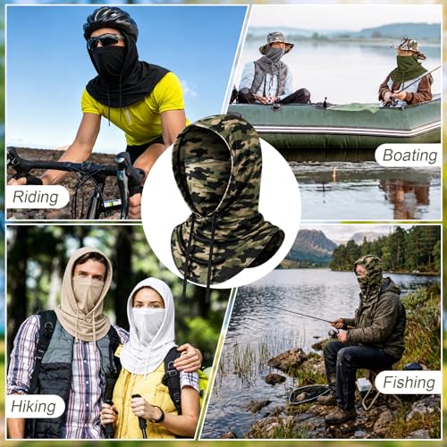 Image of Cooling Balaclava Face Mask Breathable Full Head Mask Sun Protection Neck Cover UV Face Cover for Men Women