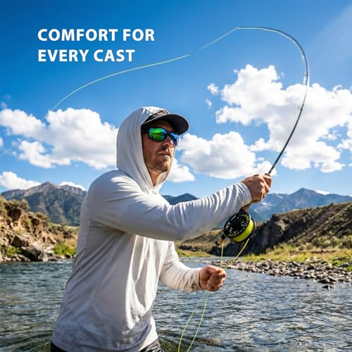 maivnz Floating Fishing Sunglasses, Emerald Green Mirror Polarized for Inshore & Sight Fishing, Unsinkable UV400 Shades(Black/Green)