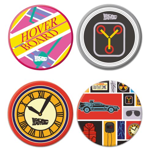 Back to the Future - Coasters - Back to the Future Coasters Set of 4 (Ceramic), Multi Coloured