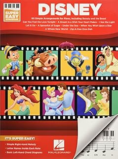 DISNEY - SUPER EASY SONGBK: Super Easy Songbook - 60 Simple Arrangements for Piano