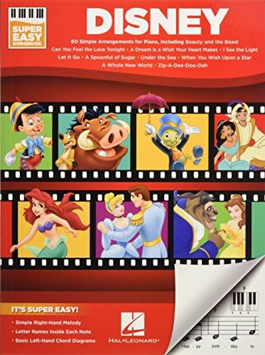 DISNEY - SUPER EASY SONGBK: Super Easy Songbook - 60 Simple Arrangements for Piano