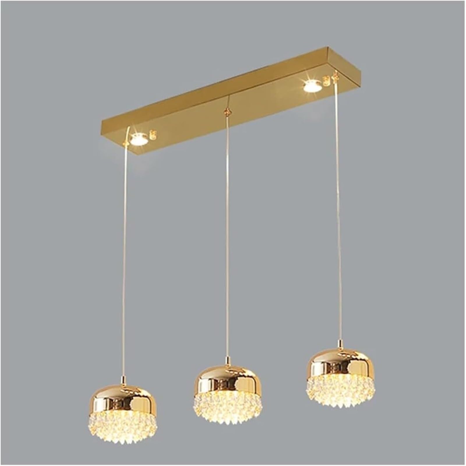 FZQSXAZU Pendant Light Ceiling Shade Nordic Decor Chandeliers Lamp for Dining Room Lustre Hanging Lamps Modern Home(Warm 3 Heads)