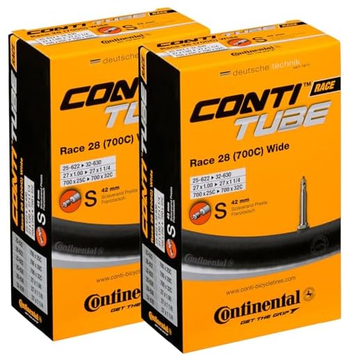 Continental Race Tube Wide 28" Innenschlauch, Schwarz, [25-622->32-630]