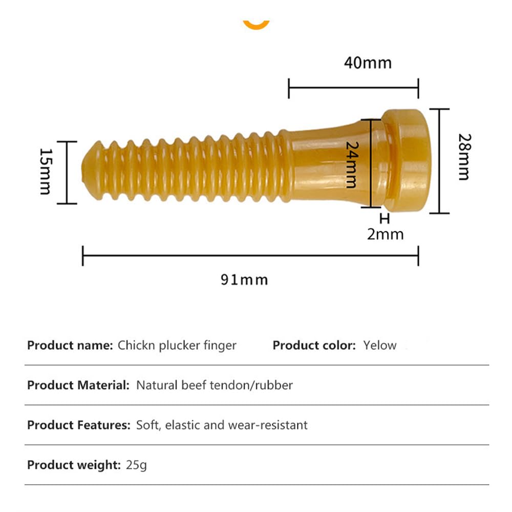 50 pcs Doigt Plumeuse Volaille Poulet caoutchouc volaille plumer les doigts bâton d'enlèvement de plumes de cheveux de