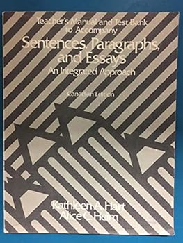 Paperback Sentences Paragraphs Essays Book