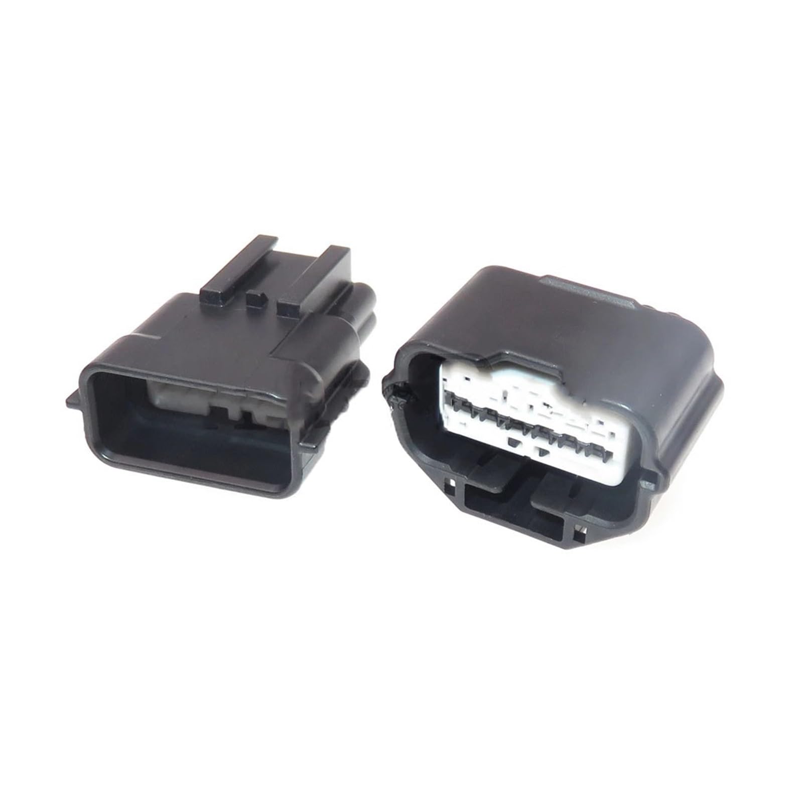 Lot de 5 fiches de compteur d'air à 12 trous 7282-8854-30 for pièces automobiles 7283-8854-30, for prise de câblage de capteur de pression automatique(Rosso)