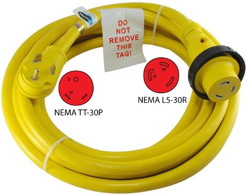 Conntek 14352 RV Power Cord 36-Foot RV 30 Amp Male Plug To 30 Amp Locking Female Connctor
