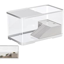 Turtle Tank, Reptile Tank with Basking, Aquatic Tortoise Aquarium, Reptile Habitat, Tortoise Aquarium Habitat, Tortoise Tank for Crayfish, Hermit Crab Habitat, Basking for Tortoise,