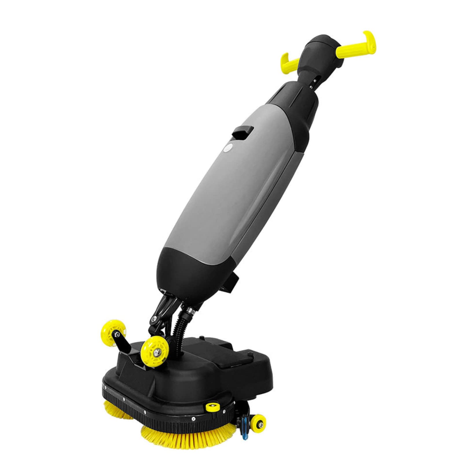 Commercial Floor Washer and Scrubber Machine-Powerful, Deep-Cleaning, Dual-Brush, Power Scrubber for Various Floor Types