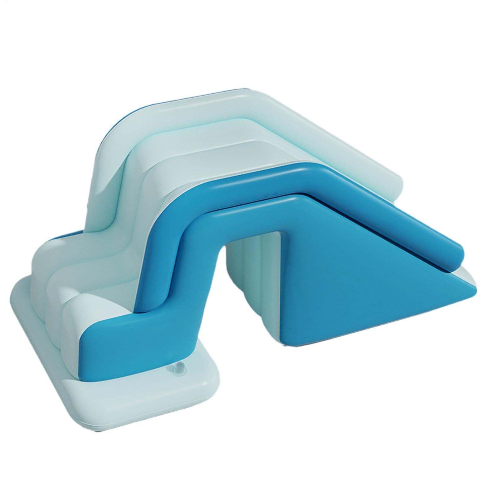 Kinder Aufblasbare Rutsche Für Pool Groß, 187x80x81Cm Poolrutsche Garten | Aufblasbare Rutsche Wasser Für Kinderpool Aufstellpool Planschbecken Swimmingpool Outdoor Garten Balkon Hinterhof