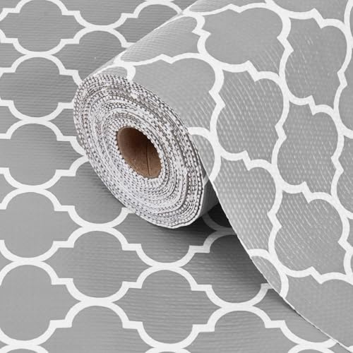 Drawer Shelf Liner for Kitchen Cabinets, Non Adhesive Slip Resistant Shelf Paper Easy to Clean, Strong Grip Thickened Waterproof Washable Mats for Pantry Shelves Cupboard Dresser, 12 in x 10 FT - image 1