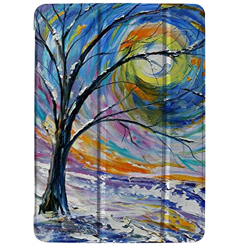 Image of DuraSafe Cases for iPad 7th 8th 9th Gen 2019 /2020 / 2021-10.2 Inch [iPad 9 8 7 ] A2602 A2270 A2197 MW762HN /A MW742HN /A MYLC2HN /A Ultra Slim Smart Auto Sleep /Wake Printed PC Cover- Color Emblem