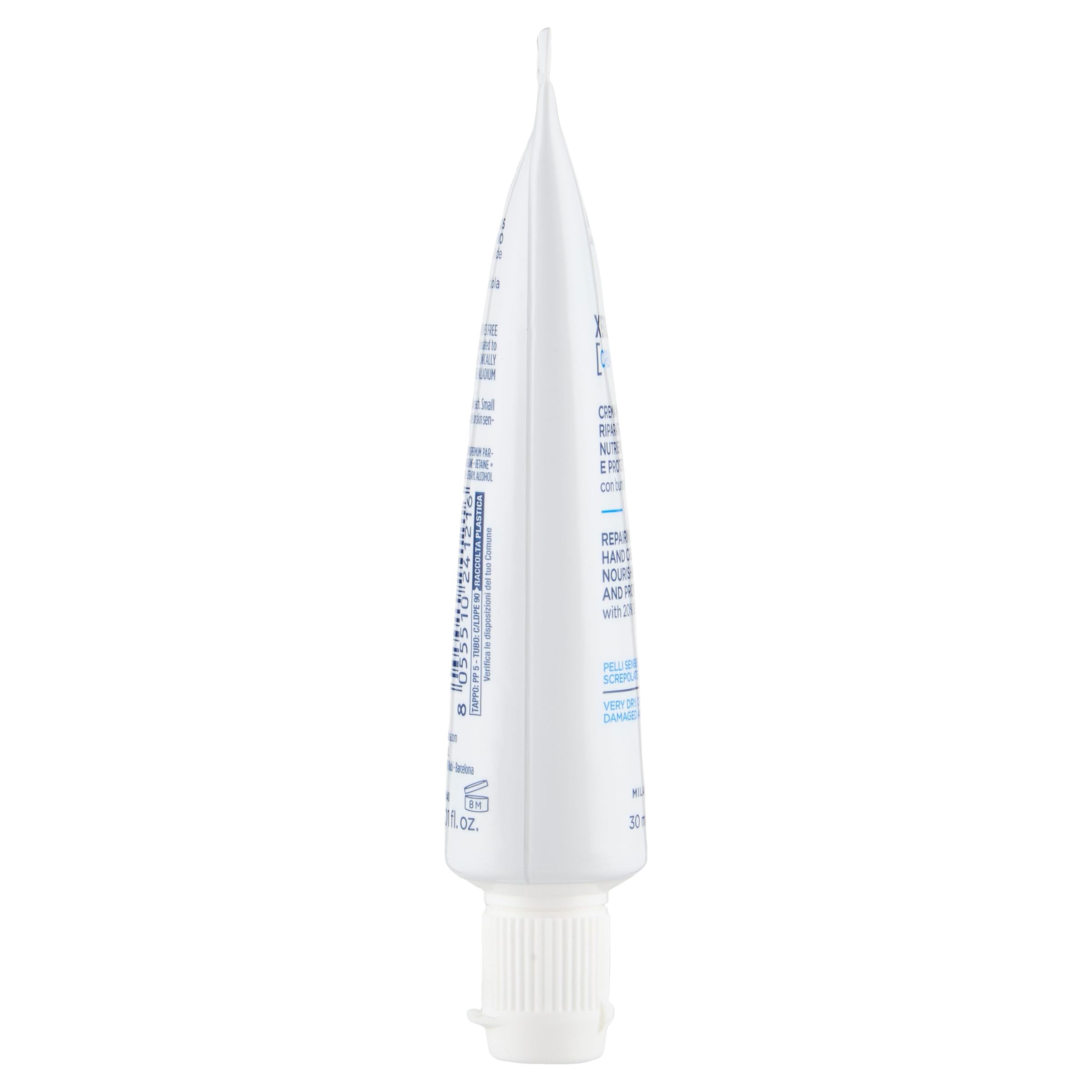 Rilastil Xerolact Crema Mani Riparatrice, Trattamento Restitutivo, Nutriente e Protettiva con Burro di Karité per Pelli Sensibili, Molto Secche, Confezione da 30ml