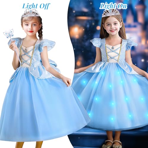 Disfraz Princesa para Niñas 5-6 Años con Accesorios miniatura 3